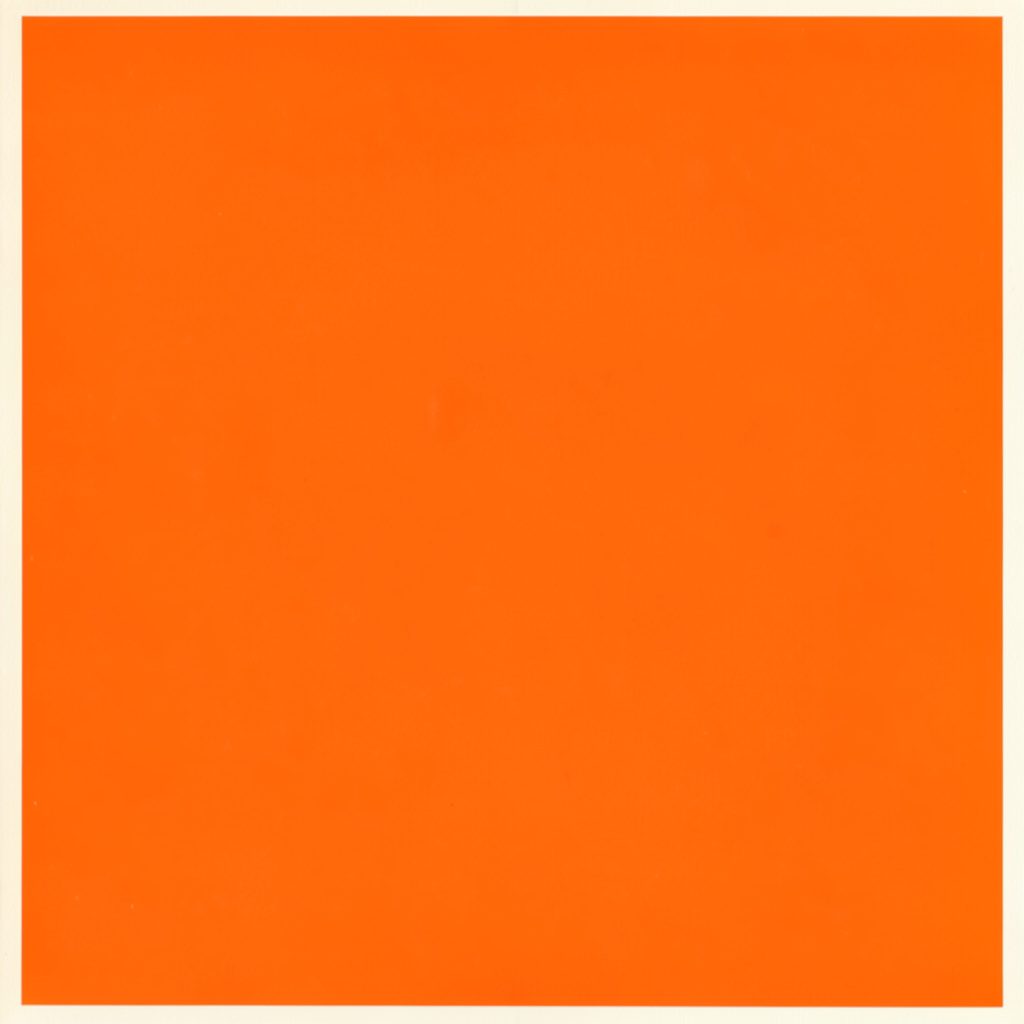 Soft gouache poster of a night airport with warm orange runway lights against a deep navy sky, calm and travel-ready atmosphere